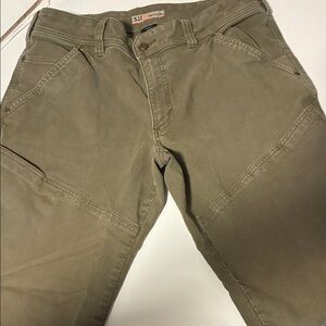 5.11 Tactical Men's Olive Cargo Pants